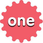 one